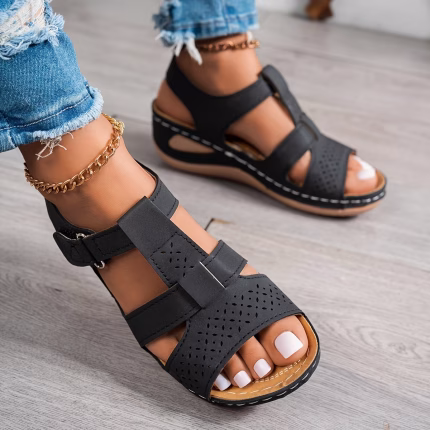 🔥Best Seller-Last Day Sale 60% OFF🔥Trendy Wedge-Heeled Sandals with a Thick Sole - Hình ảnh 14