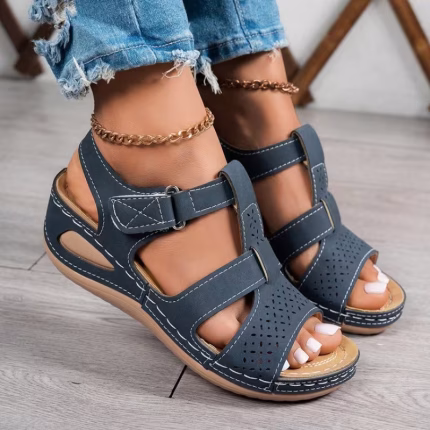 🔥Best Seller-Last Day Sale 60% OFF🔥Trendy Wedge-Heeled Sandals with a Thick Sole - Hình ảnh 11