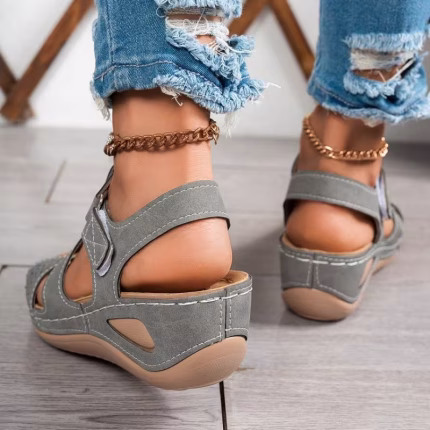 🔥Best Seller-Last Day Sale 60% OFF🔥Trendy Wedge-Heeled Sandals with a Thick Sole - Hình ảnh 13